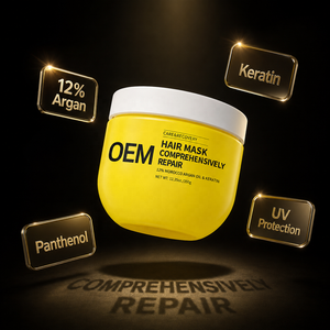 Mascarilla Capilar Reparadora OEM ODM para el Cuidado y Recuperación del Cabello, Suministro de Fábrica al por Mayor, Repara el Cabello Dañado, Restaura con Aceite de Argán, para Uso en Salón - Product Image 2