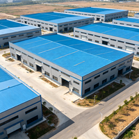 Panneaux d'entrepôt en acier isolés et kits de construction préfabriqués, structure métallique de stockage frigorifique à grande échelle