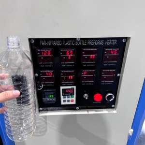 Полуавтоматическая машина для производства небольших пластиковых бутылок 4 полости 500 мл/воздуходувка для пэт бутылок/машина для выдувания бутылок - Product Image 6