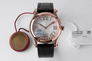 Elegante Reloj Mecánico Automático para Mujer con Diamantes Flotantes, Esfera Romana, Ventana de Fecha, Correa de Cuero, Reloj de Pulsera para Fiesta - Product Image 4