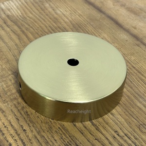 Kit de Cubierta para Lámparas de Techo de 100 mm y 120 mm de Diámetro con Placa de Cubierta para Lámparas de Araña, Lámparas Colgantes o Proyectos de Bricolaje - Product Image 1