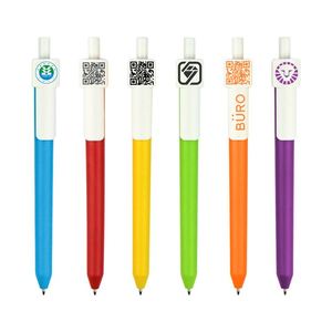 Bolígrafo de Plástico Promocional Barato en Colores Surtidos con Logotipo Personalizado - Product Image 1