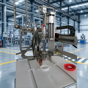 Seau <span class=keywords><strong>en</strong></span> <span class=keywords><strong>fer</strong></span> semi-automatique Atomic Ash 1000L IBC Shanghai Machine de remplissage de liquide - Product Image 4