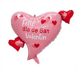 Ballons en aluminium Saint-Valentin espagnols à succès, bouquet d'amour 520, décoration de scène de confession et de demande en mariage, décoration de fête - Product Image 6