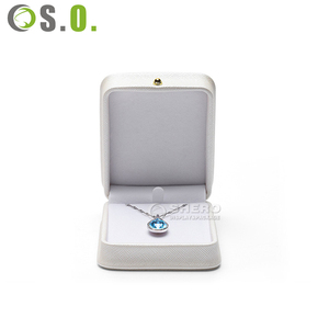 Luxury <b>Ring</b> Necklace Earrings Bracelet <b>Storage</b> with Suede Lining for Display Jewelry Packing PU Leather Jewelry Box - Product Image 1