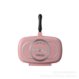 DONNOR 高品质不粘钻石涂层煎锅套装带盖 3.8 升容量 适用于燃气电磁炉 环保 - Product Image 5