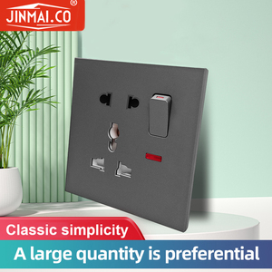 <span class=keywords><strong>Enchufe</strong></span> de Pared Multifuncional Estándar Gris Tipo-C de Carga Rápida <span class=keywords><strong>USB</strong></span>, Interruptores y Enchufes de Pared - Product Image 2