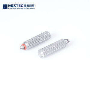 Buse d'humidification à air refroidi MISTEC TW1510 en acier inoxydable avec filtre à trois sections, buse d'atomisation micro-brume pour usage commercial - Product Image 3