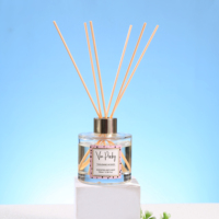 Diffuseur de parfum 100 ml, aromathérapie florale et fruitée, bouteille en verre pour la maison, parfum d'ambiance, rotin