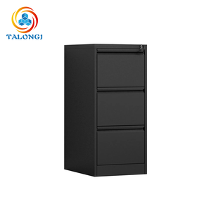 Armoire de classement A4 en acier à 3 tiroirs avec serrure à clé, design moderne – Durable, autoportante, pour bureau à domicile, hôtel, extérieur, multifonctionnelle - Product Image 1