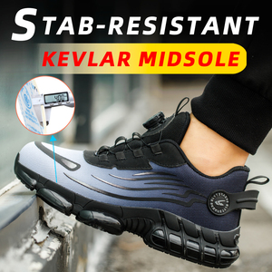 Rotating Button Safety <b>Shoes</b> <b>Men</b> Puncture-Proof <b>Work</b> Sneakers Protective <b>Shoes</b> Brand Indestructible Steel Toe <b>Shoes</b> <b>Work</b> Boots - Product Image 6