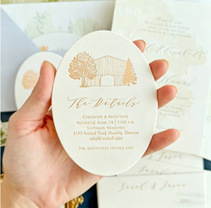 Cartes de vœux personnalisées YD avec couverture rigide laminée en feuille <span class=keywords><strong>d</strong></span>'or 3D et <span class=keywords><strong>film</strong></span> gaufré, imprimées numériquement sur papier <span class=keywords><strong>d</strong></span>'art - Product Image 3