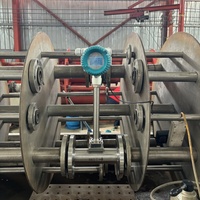 Medidor de Flujo Vortex de Alta Resistencia a la Temperatura, Tamaño 150 mm, Medidor de Flujo de Vapor y Nitrógeno para Líquidos y Gases