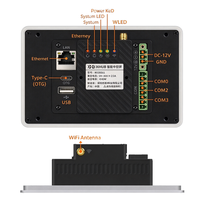 IXHUB Écran tactile intelligent 5 pouces A133P Android Linux Ubuntu, panneau tactile intégré 720*1280, alliage d'aluminium CNC argenté