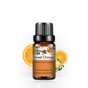 Huile essentielle d'orange douce à 100%, doreen, huile essentielle de plante naturelle Pure pour soins de la peau, diffuseurs d'arôme, 10ML