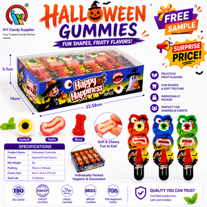 Gomitas Agridulces de Doble Color con Sabor a Frutas Mixtas, <span class=keywords><strong>Dulces</strong></span> Suaves, Proveedor de <span class=keywords><strong>Dulces</strong></span>, OEM, Marca Privada - Product Image 2