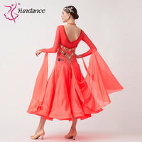 B-23076 personnalisé nouvelle robe de danse de salon standard international robes de danse de salon en soie perlée de haute qualité à vendre