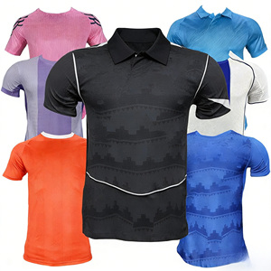 <span class=keywords><strong>Camiseta</strong></span> de Fútbol para Hombre, Uniforme de Fútbol de Manga Corta, Secado Rápido, Transpirable, Impresión por Transferencia de Calor, Retro, 100% Poliéster - Product Image 5