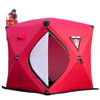 Палатка Pop Up ice shelter Unique design portable Square sauna tent hiking insulated camping ice cube winter fishing tent