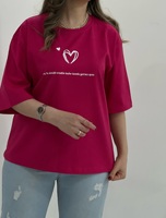 Haut court sexy coréen personnalisé pour femme, épaules dénudées, doux, respirant, anti-plis, imprimé en sérigraphie, polyester/coton, taille XL
