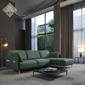 الشمال مصممة أثاث غرفة المعيشة الفاخرة حقيقية الجلود كرسي أريكة صالة 7 مقاعد الحديثة البني مريحة أريكة ديكور - Product Image 4