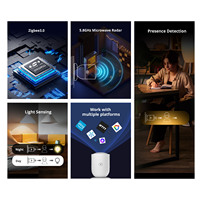 Sensor Kehadiran Manusia SONOFF SNZB-06P Zigbee 1-10PCS 5.8GHz Radar Microwave Rumah Pintar Bekerja dengan SONOFF IHost, ZB Bridge-P