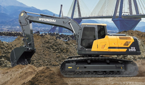 2024 Hyundai HX200 20Ton Excavadora sobre orugas usada | Hidráulica Kawasaki | Motor Cummins | Excelente Estado - Product Image 5