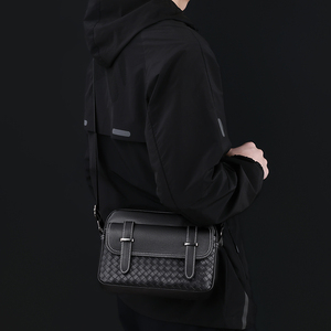<span class=keywords><strong>Bolso</strong></span> de Hombro Personalizado de Alta Calidad para <span class=keywords><strong>Hombre</strong></span>, con Múltiples Compartimentos, Elegante, Estilo Retro, <span class=keywords><strong>Bolso</strong></span> Cruzado <span class=keywords><strong>Pequeño</strong></span> para <span class=keywords><strong>Hombre</strong></span> - Product Image 6