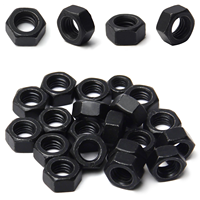 Écrou hexagonal DIN934 7/16-20 en acier au carbone noir de haute qualité, norme ASME B18.2.2, durable pour l'automobile, vente en gros usine
