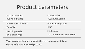 Haut <span class=keywords><strong>de</strong></span> gamme automatique en céramique monté au sol à bas prix Cupc Etl certifié <span class=keywords><strong>toilette</strong></span> intelligente intelligente avec télécommande à faible <span class=keywords><strong>bruit</strong></span> - Product Image 5