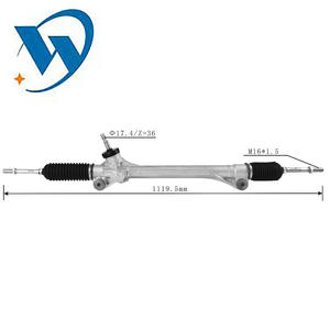 Cremallera de dirección asistida LHD para Toyota Highlander, <span class=keywords><strong>45510</strong></span>-0E020 <span class=keywords><strong>45510</strong></span>-<span class=keywords><strong>0E030</strong></span> <span class=keywords><strong>45510</strong></span>-0E040 <span class=keywords><strong>45510</strong></span>-48010 2007-2013, nueva de fábrica - Product Image 5