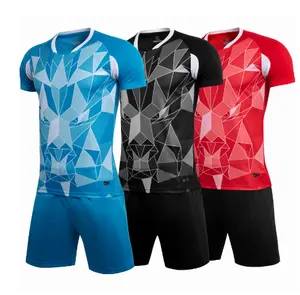 Conjunto de camisetas de fútbol para hombres y niños, uniformes de entrenamiento de fútbol, conjuntos de camisetas de equipo de fútbol, 2022