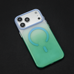 Coque de téléphone portable magnétique colorée en TPU+PC antichoc et antidérapante pour iPhone 17 Pro Max avec protection d'objectif et compatible charge sans fil - Product Image 3