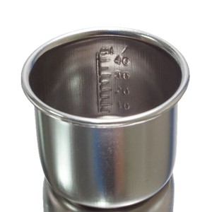 Taza para medicamentos de acero inoxidable Guanlan 304, taza oral engrosada de 40 ml, fácil de usar - Product Image 4
