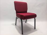 Sillas Metálicas Modernas Apilables para Iglesia con Bolsillo Trasero, Suministro de Fábrica, Muebles para Auditorio, Púlpito y Salón