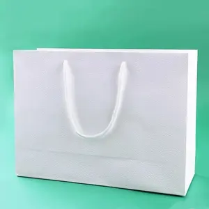Tas butik mewah untuk bisnis dengan logo tas belanja kustom cetak logo tas hadiah