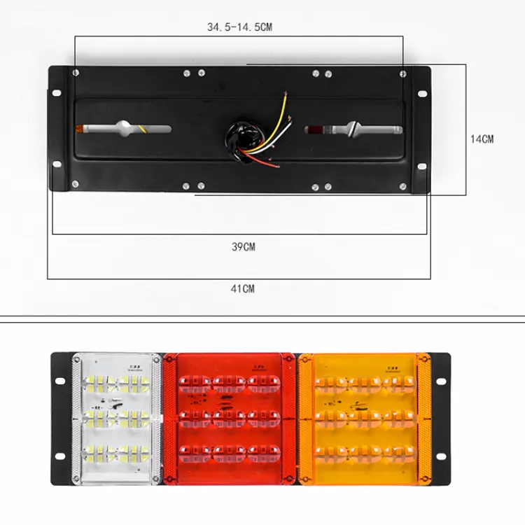 24V Led Xe tải nông nghiệp Xe Tải xe buýt phía sau đuôi ánh sáng