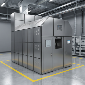 Nueva Máquina de Cremación Humana Totalmente Automática de 30 Minutos, Modelo 14001, Capacidad de 100 kg/H, Horno de Cremación, Equipo de Crematorio - Product Image 1