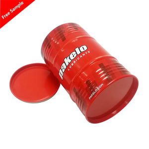 Boîte en étain en forme de fût à huile sur mesure pour chaussettes, sous-vêtements, vêtements, serviettes, t-shirts, emballage cadeau, boîte en étain pour le stockage de graines de légumes - Product Image 4