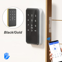 Cerradura Digital Inteligente TTLOCK Comercial para Armarios, Aleación de Zinc, con Código Temporal por Aplicación Móvil y Tarjeta, para Oficina, Gimnasio y Almacenamiento