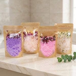 Grand sac refermable pour sels de bain, pour un usage familial quotidien, stockage à l'épreuve de l'humidité à long terme - Product Image 1