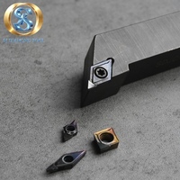 Insertos de Corte y Torneado PCD Superduros Marca SJ OEM, Recubrimiento de Diamante CVD, Dureza HV 8000-10000HV, Acabado Liso, Herramientas para Tornos CNC