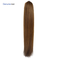 Extensions de cheveux chinois vierges doublement étirés, ligne invisible, trame double sans couture, postiche de haute qualité pour la ligne des cheveux