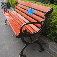 Banc de parc pliable moderne, durable, confortable, en plastique, imperméable et écologique pour l'école et l'usage public en extérieur