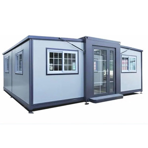 Casa extensible de 40 pies, Villa pequeña plegable, baño completo, Casas prefabricadas para familias, escuelas, hoteles, centros comerciales, Panel sándwich al aire libre - Product Image 1