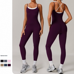 לוגו מותאם אישית חתיכה אחת חדר כושר בגדי גוף בגדי נשים ספורט בגדי נשים - Product Image 2