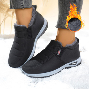 <span class=keywords><strong>Scarpe</strong></span> Casual da <span class=keywords><strong>Donna</strong></span> <span class=keywords><strong>Invernali</strong></span> alla Moda, Comode, Calde, Resistenti all'Usura, con Fascia Elastica Laterale, Ideali per Shopping e Relax - Product Image 2