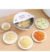 Multifunctionele handmatige groente- en fruitsnijder 7/9/11 in 1 Magic Kitchen rasp snijder afgiet- en sapcentrifugeerder