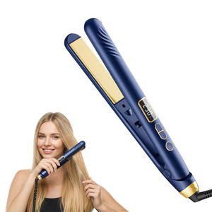 Lisseur et fer à boucler électrique professionnel en céramique, 10 réglages de température, chauffe rapide 40W, multifonction pour - Product Image 1