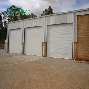 Porte de garage en acier galvanisé manuelle bon marché 8x7, porte à enroulement en métal pour entrepôt - Product Image 3